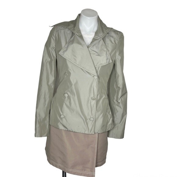 STELLA McCARTNEY Jacket Short Double Breasted Beige Size 42 US 6 ISSUES - Picture 1 of 13